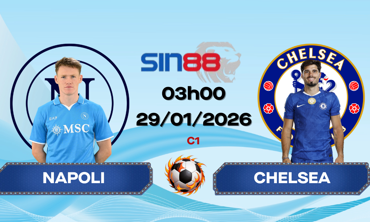 Soi kèo bóng đá Napoli – Chelsea 03h00 ngày 29/01/2026 – Champions League