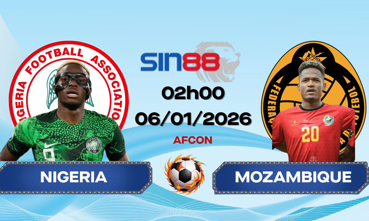 Soi kèo bóng đá Nigeria - Mozambique 02h00 ngày 06/01/2026 - AFCON