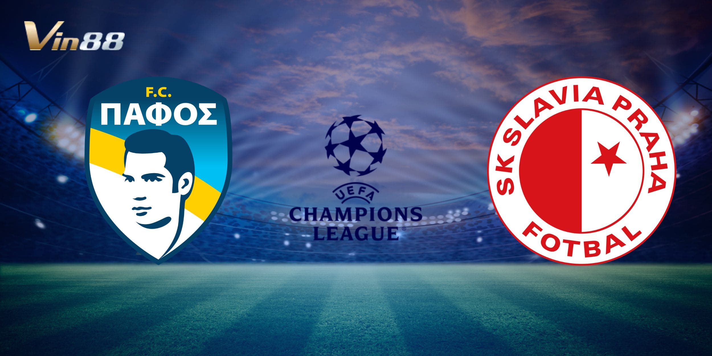 Pafos vs Slavia Praha phản ánh sự cân bằng tại vòng loại CUP C1
