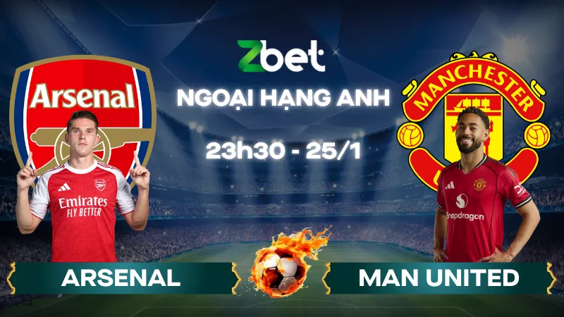 Nhận định soi kèo Arsenal vs Man United – 23h30 25/01/2026 – Ngoại hạng Anh