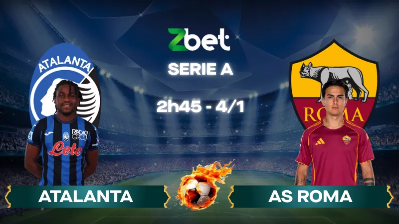 Nhận định soi kèo Atalanta vs AS Roma – 02h45 04/01/2026 – Serie A