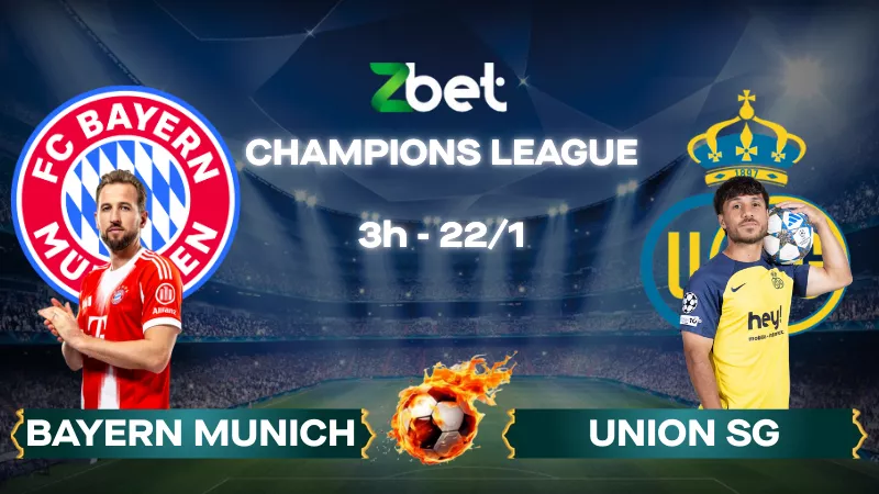 Nhận định soi kèo Bayern Munich vs Union SG - 03h00 22/01/2026 - Champions League