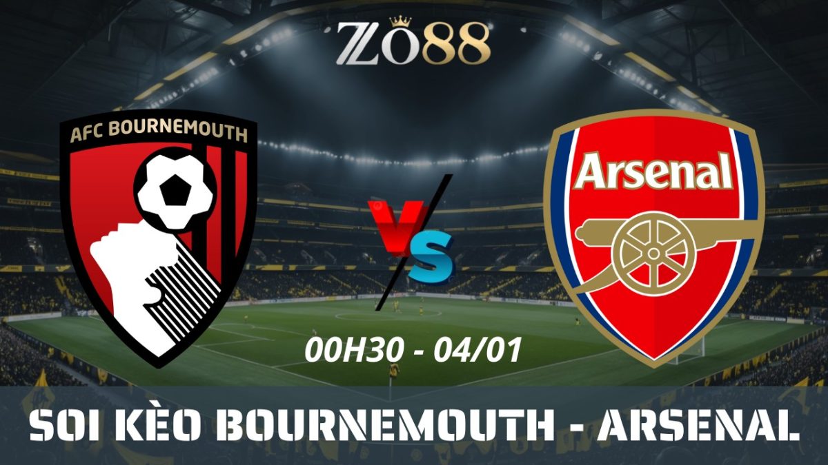 Soi kèo nhà cái Bournemouth vs Arsenal – 04/01/2026 00h30 Ngoại hạng Anh