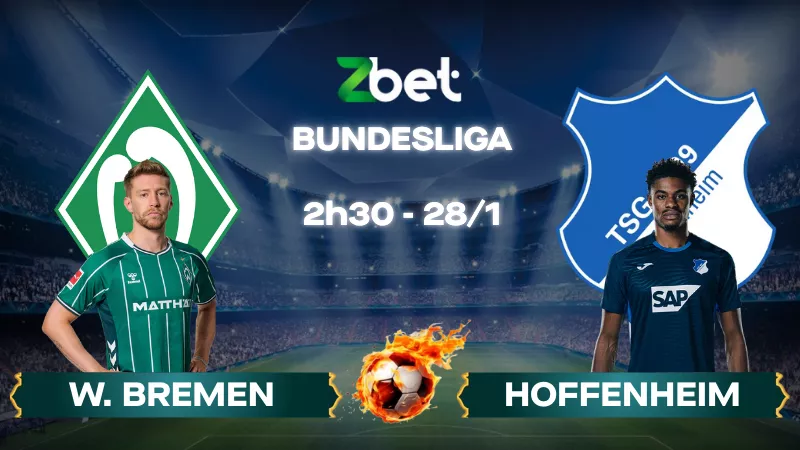Nhận định soi kèo Werder Bremen vs Hoffenheim – 02h30 28/01/2026 – Bundesliga