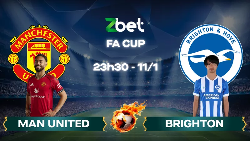 Nhận định soi kèo Man United vs Brighton – 23h30 11/01/2026 – FA Cup
