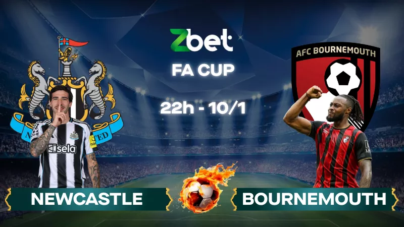 Nhận định soi kèo Newcastle vs Bournemouth – 22h00 10/01/2026 – Cúp FA