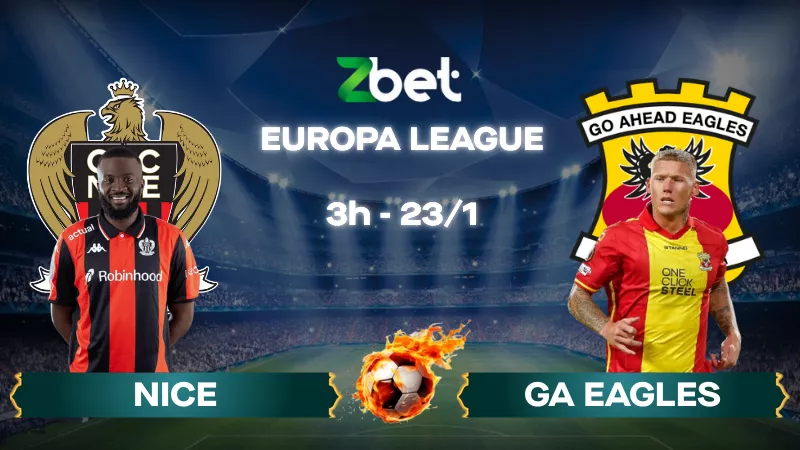 Nhận định soi kèo Nice vs GA Eagles – 03h00 23/01/2026 – Europa League