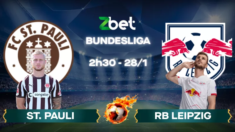 Nhận định soi kèo St Pauli vs RB Leipzig – 02h30 28/01/2026 – Bundesliga