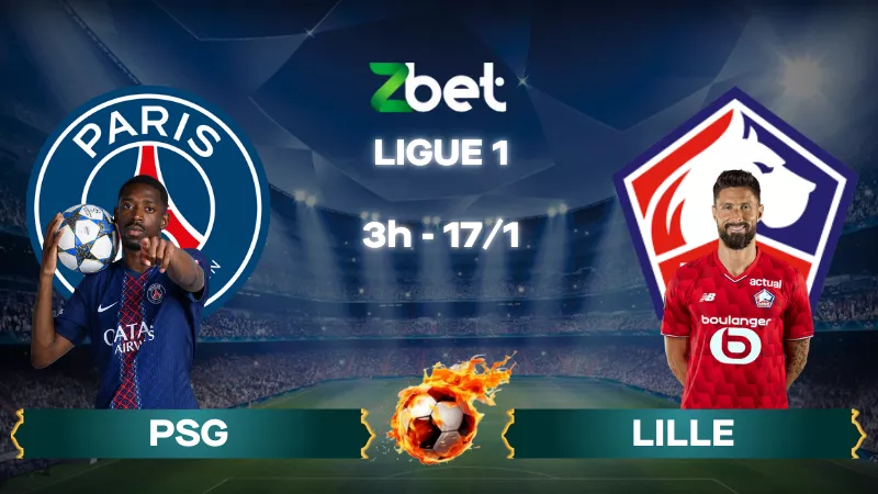 Nhận định soi kèo PSG vs Lille – 03h00 17/01/2026 – Ligue 1