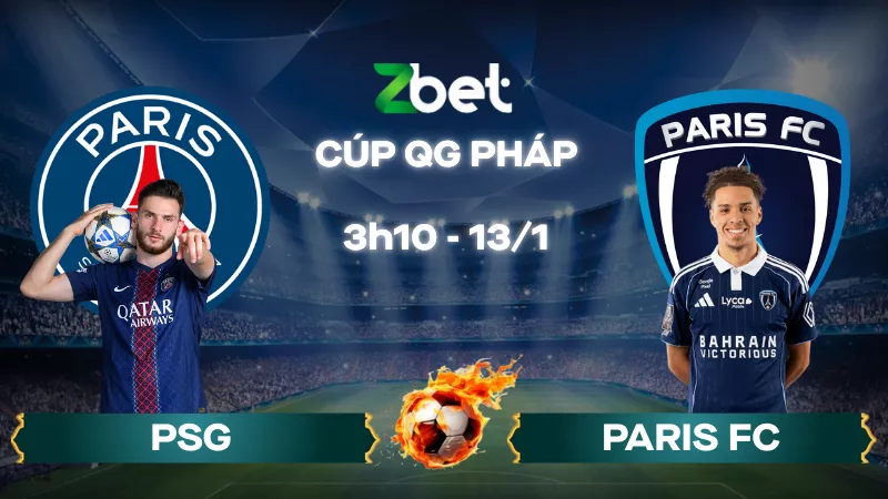 Nhận định soi kèo PSG vs Paris FC – 03h10 13/01/2026 – Cúp QG Pháp