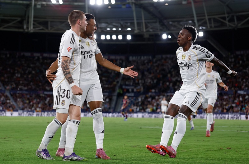 Phong độ các trận đấu gần đây của - Real Madrid vs Levante