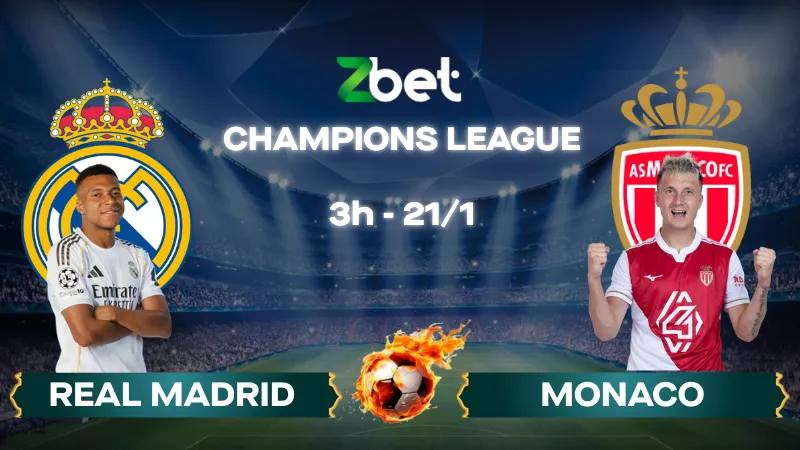 Nhận định soi kèo Real Madrid vs Monaco – 03h00 21/01/2026 – Champions League