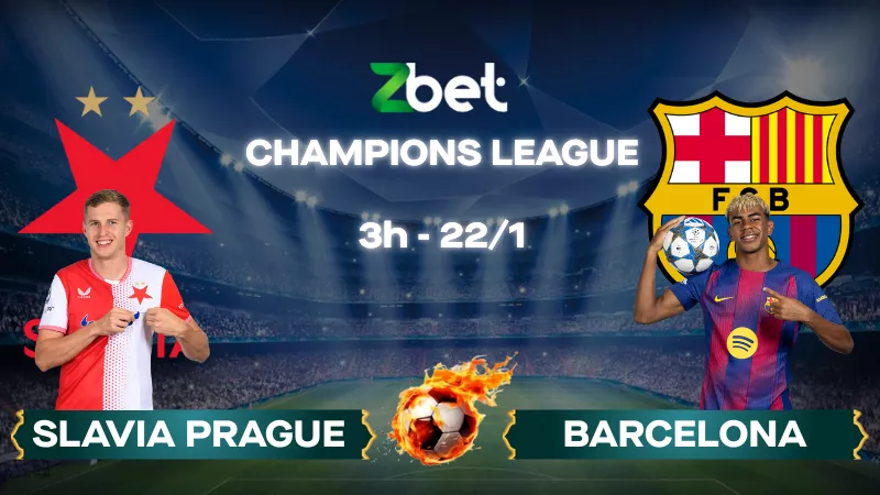 Nhận định soi kèo Slavia Prague vs Barcelona – 03h00 22/01/2026 – Champions League