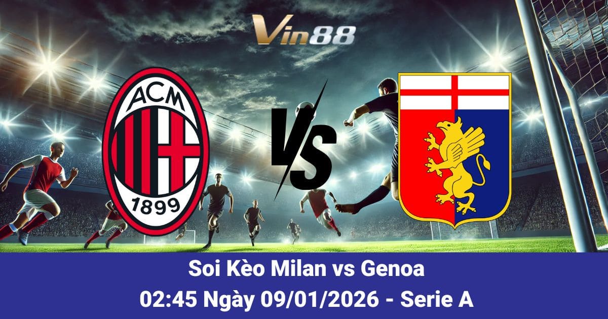 Soi Kèo Milan Vs Genoa Ngày 09/01/2026