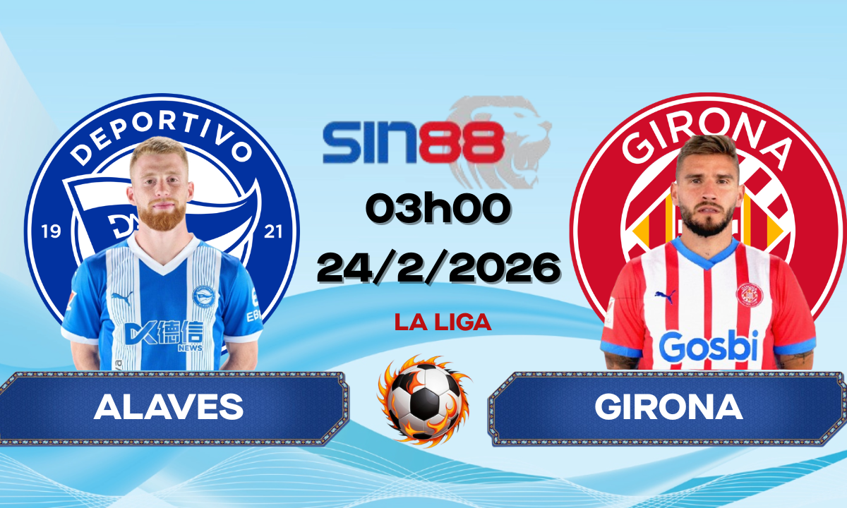 Soi kèo bóng đá Alaves - Girona 03h00 ngày 24/02/2026 - La Liga