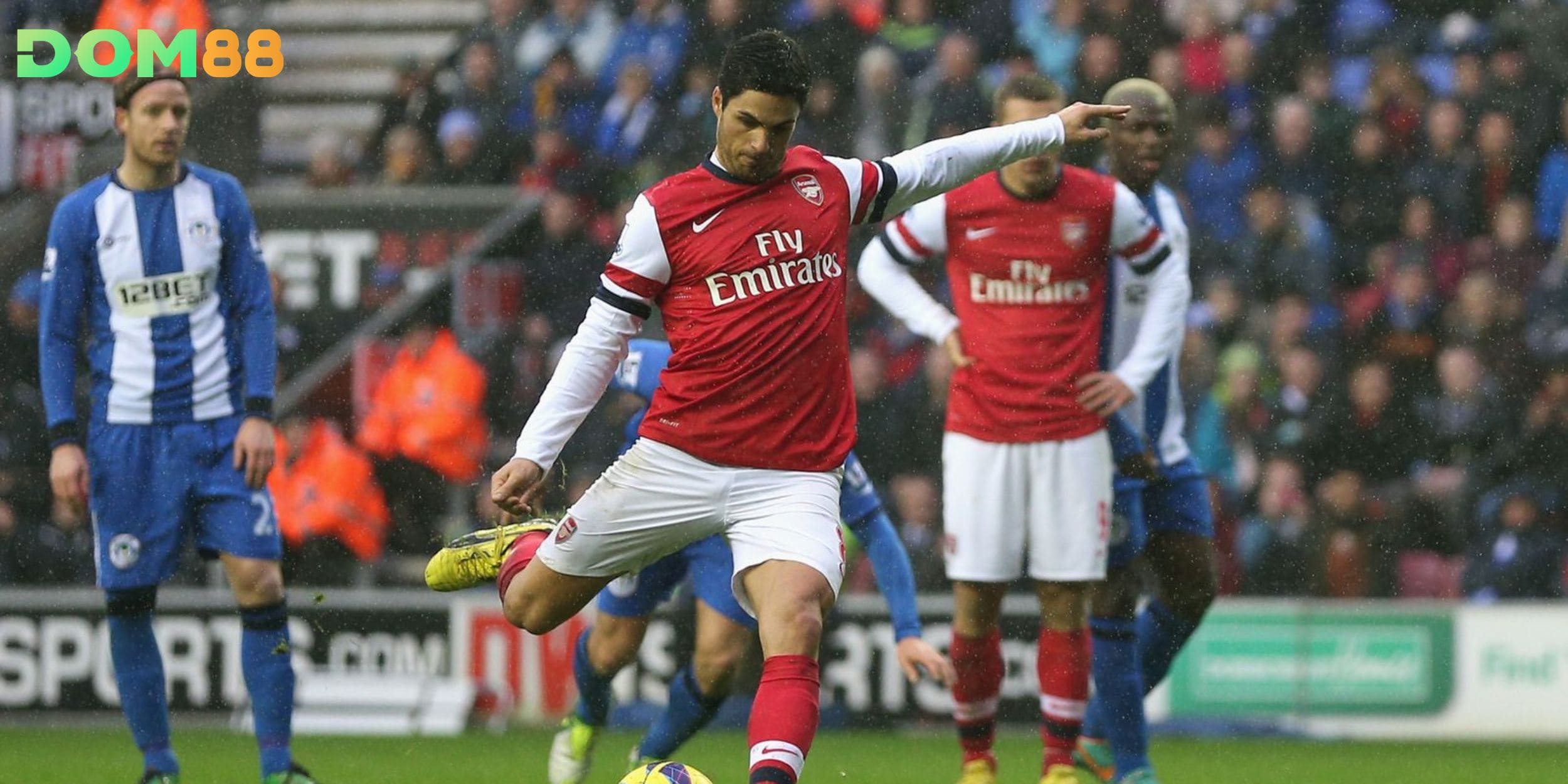 Arsenal vs Wigan Athletic thích hợp soi kèo châu Á