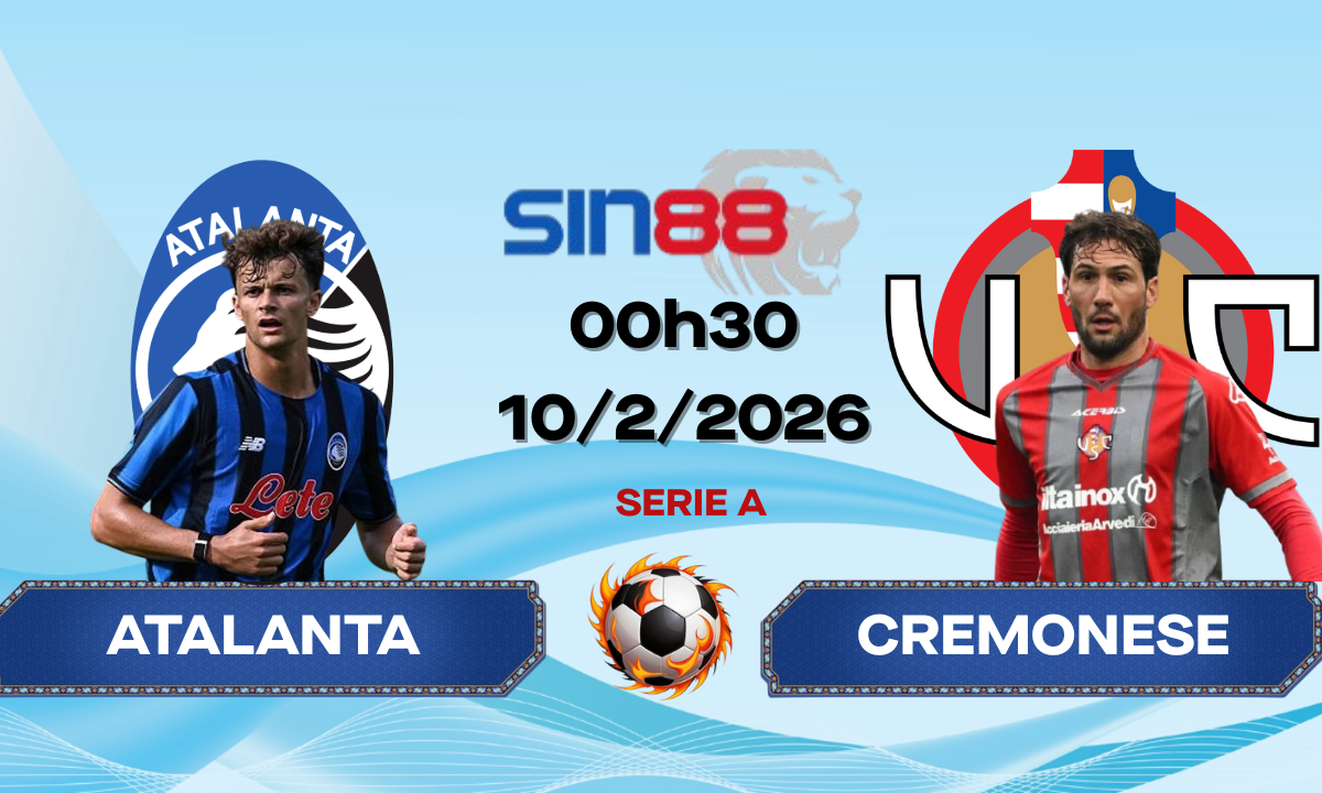 Soi kèo bóng đá Atalanta – Cremonese 00h30 ngày 10/02/2026 – Serie A