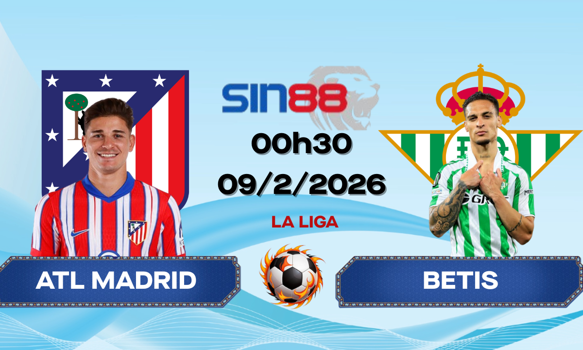 Soi kèo bóng đá Atl Madrid – Betis 00h30 ngày 09/02/2026 – La Liga