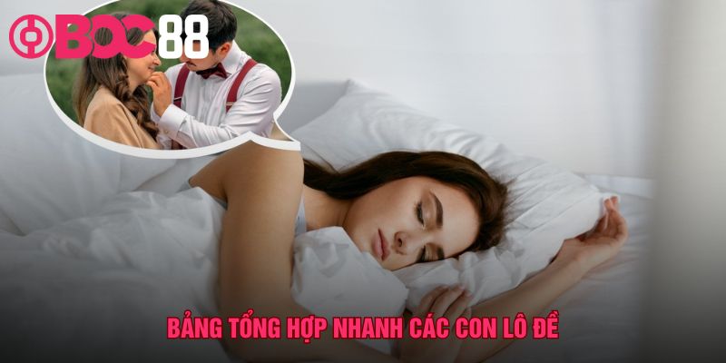 Bảng số may mắn cho từng giấc chiêm bao về tình cũ
