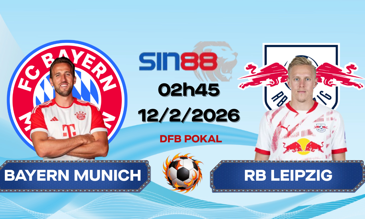 Soi kèo bóng đá Bayern Munich – RB Leipzig 02h45 ngày 12/02/2026 – DFB-Pokal