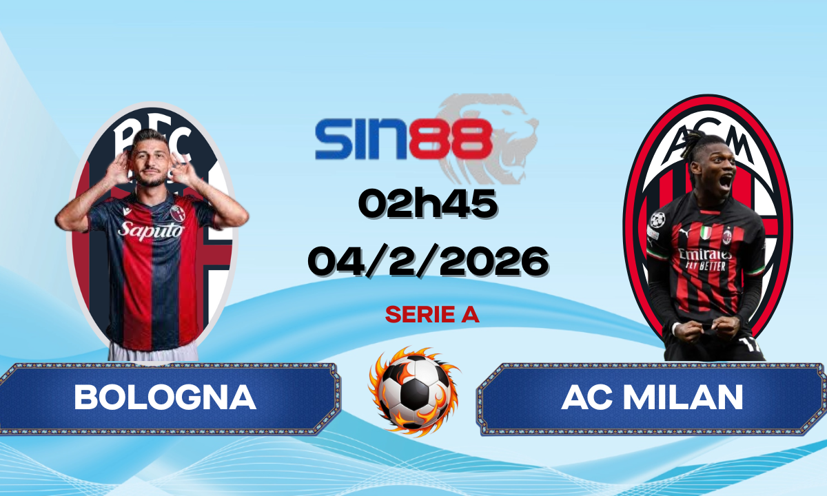 Soi kèo bóng đá Bologna – AC Milan 02h45 ngày 03/02/2026 – Serie A