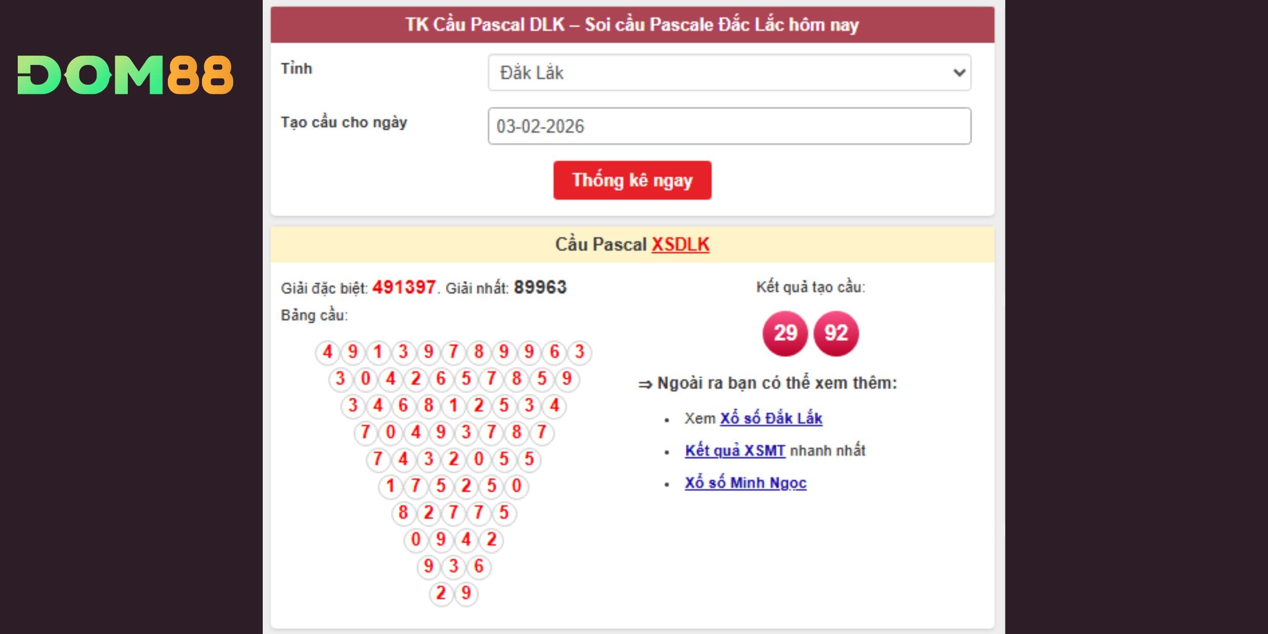 Dự đoán xổ số miền Trung tổng hợp từ dữ liệu thực tế và phân tích cầu Pascal