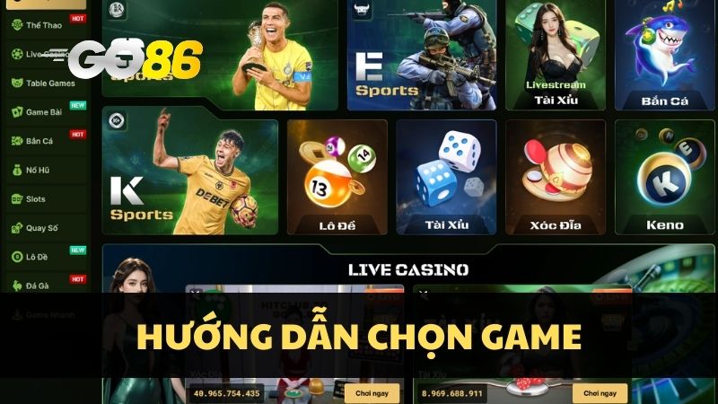 Nhà cái cho phép người chơi tham gia hơn 2000+ game khác nhau