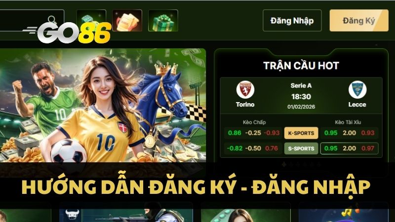 Hướng Dẫn Đăng Ký Và Đăng Nhập Tài Khoản Go86
