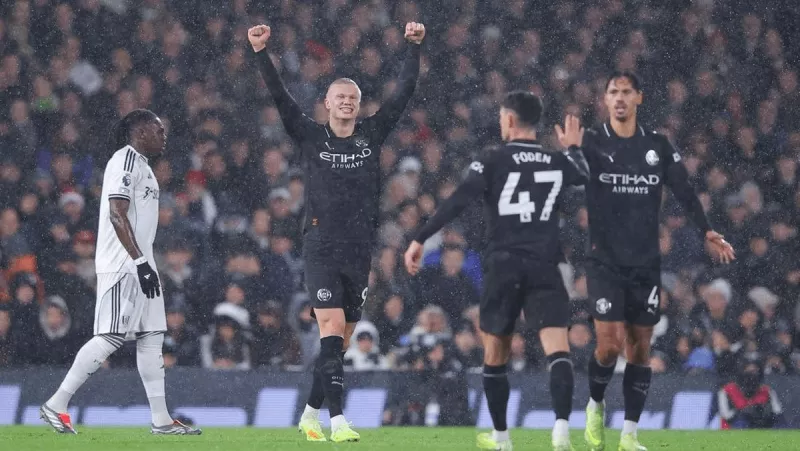 Thành tích thi đấu gần đây của Man City vs Fulham
