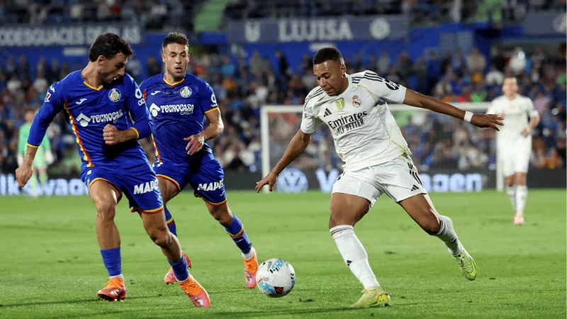 Thành tích thi đấu gần đây của Real Madrid vs Getafe