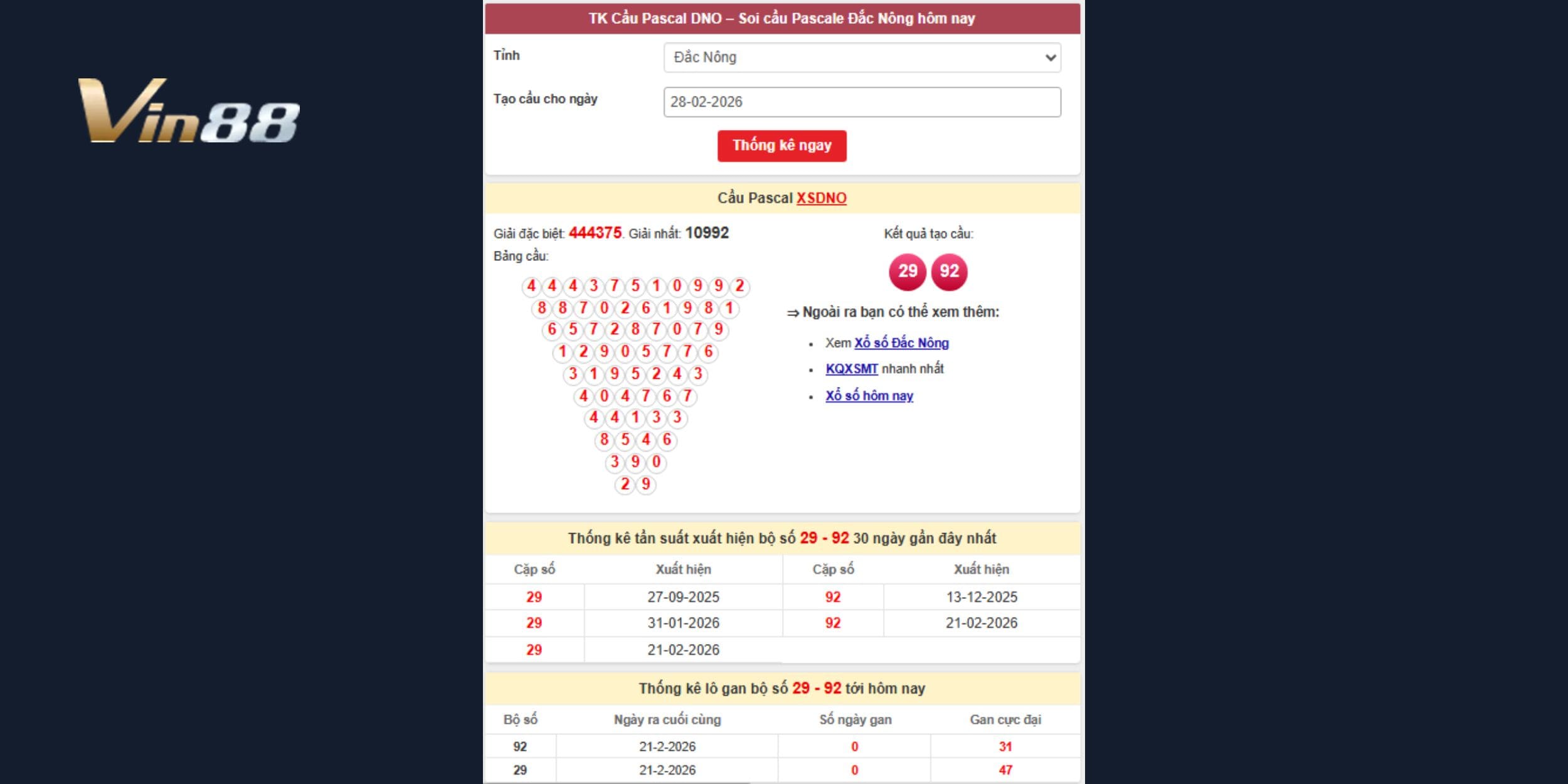Soi cầu chuẩn với dự đoán xổ số miền Trung 29 – 92