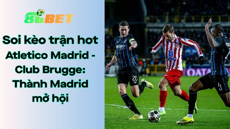 Soi kèo nhà cái 86BET Atletico Madrid – Club Brugge: 00h45 – 25/02/2026 – Champions League