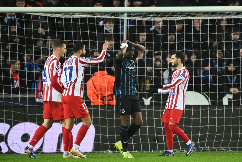 Phong độ các trận đấu gần đây của - Atletico Madrid vs Club Brugge