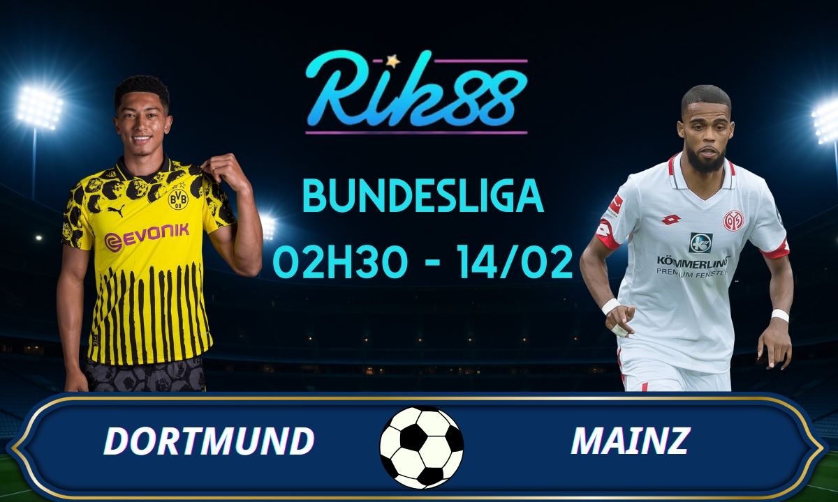 Soi kèo Dortmund vs Mainz - 02h30 ngày 14/02/2026 - Bundesliga