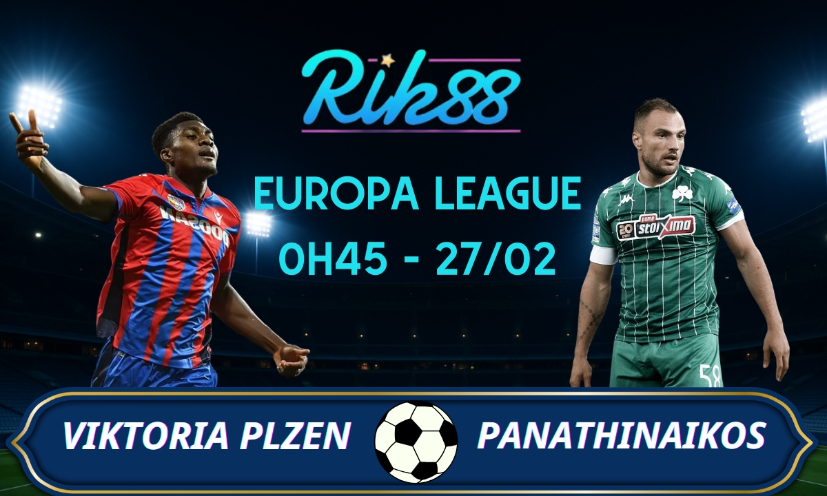 Soi kèo Viktoria Plzen vs Panathinaikos - 0h45 ngày 27/02/2026 - Europa League