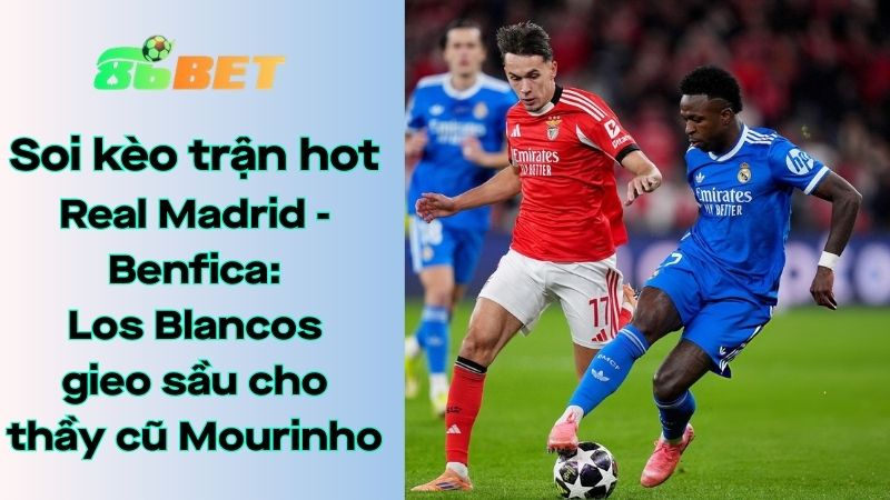 Soi kèo nhà cái 86BET Real Madrid – Benfica: 03h00 – 26/02/2026 – Champions League