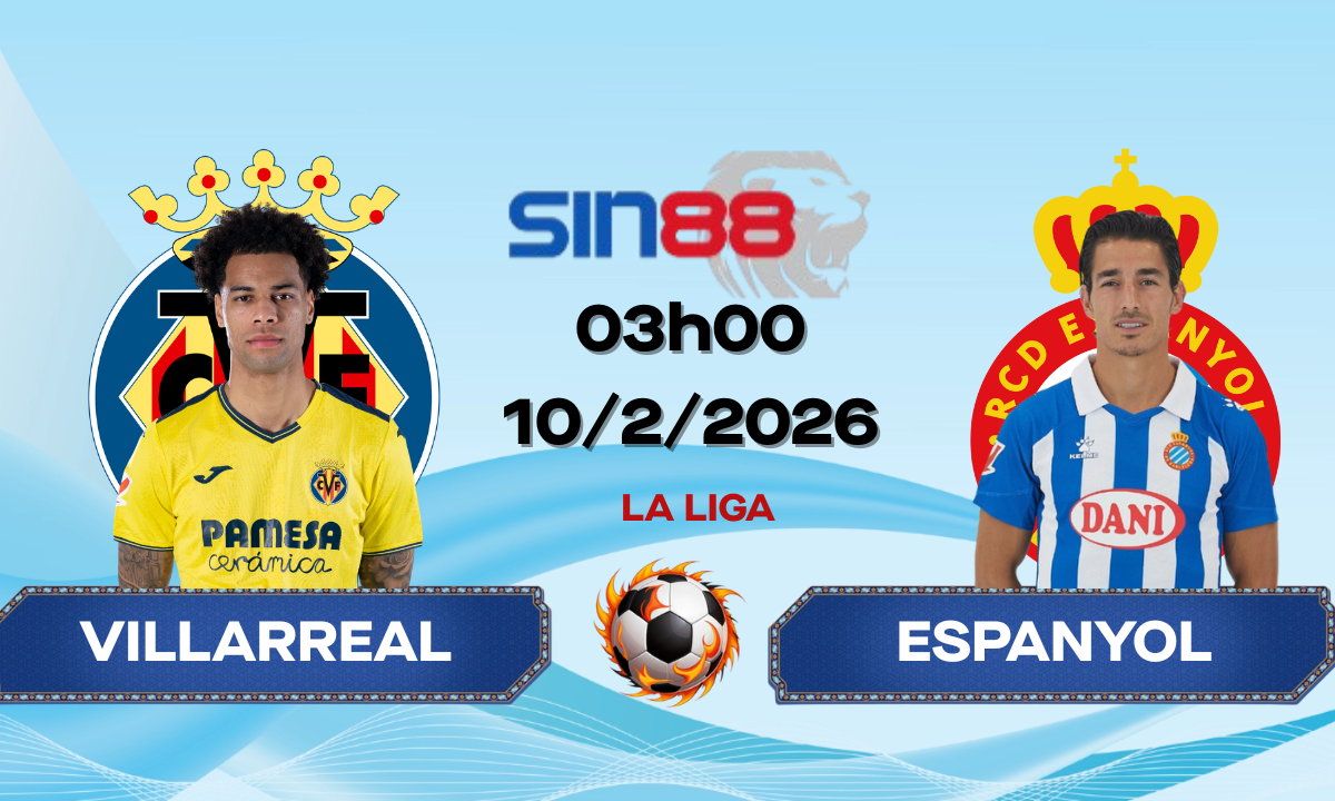 Soi kèo bóng đá Villarreal – Espanyol 03h00 ngày 10/02/2026 – La Liga