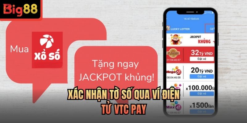 Xác nhận tờ số qua ví điện tử VTC Pay