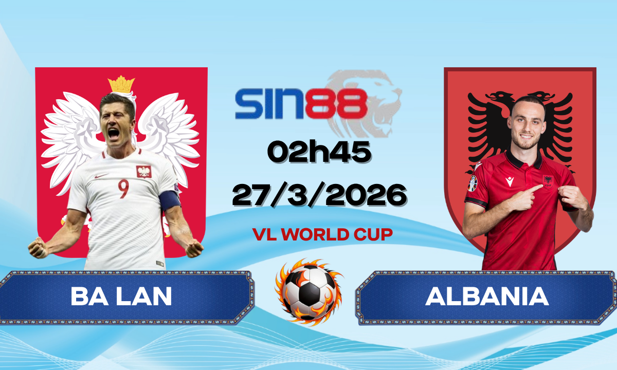 Soi kèo bóng đá Ba Lan – Albania 02h45 ngày 27/03/2026 – Vòng loại World Cup