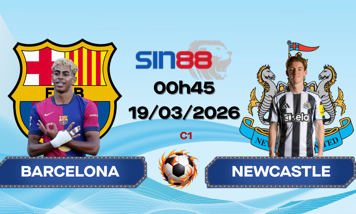Soi kèo bóng đá Barcelona – Newcastle 00h45 ngày 19/03/2026 – Champions League