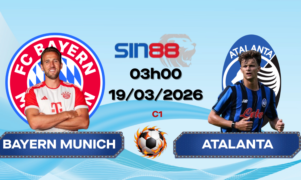 Soi kèo bóng đá Bayern Munich – Atalanta 03h00 ngày 19/03/2026 – Champions League