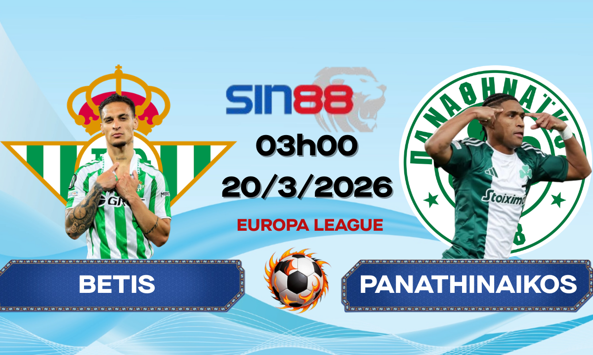Soi kèo bóng đá Betis - Panathinaikos 03h00 ngày 20/03/2026 - Europa League