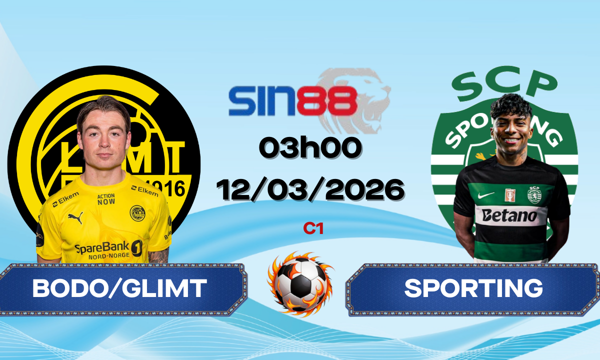 Soi kèo bóng đá Bodo/Glimt – Sporting 03h00 ngày 12/03/2026 – Champions League
