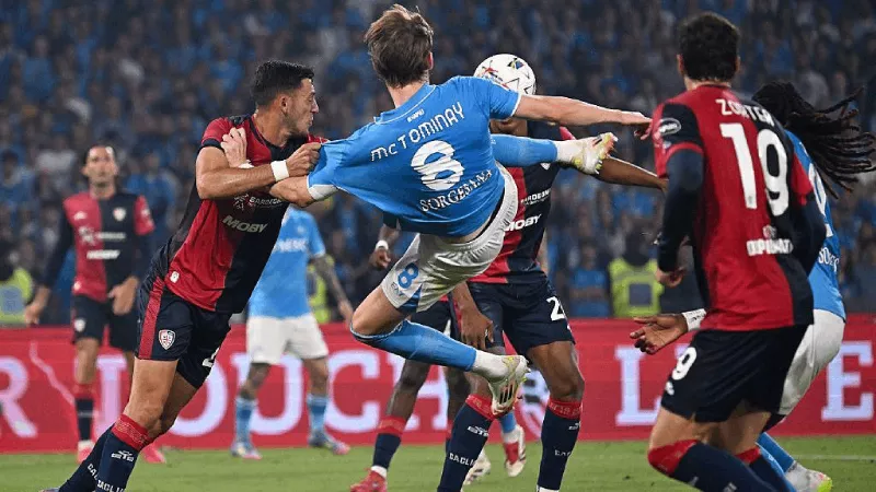 Thành tích thi đấu gần đây của Cagliari vs Napoli