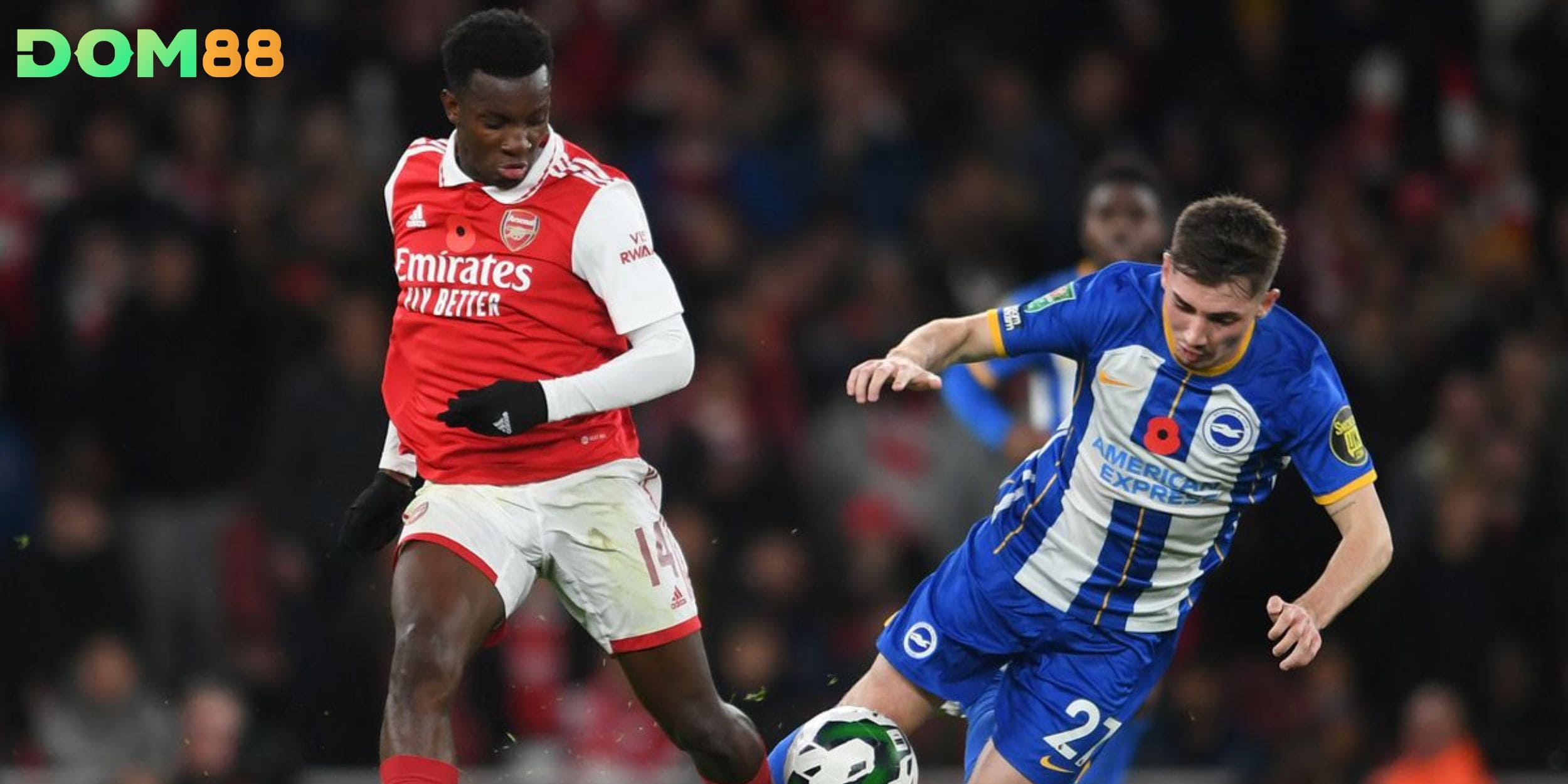 Dự đoán kết quả giữa Brighton & Hove Albion vs Arsenal rạng sáng 05-03
