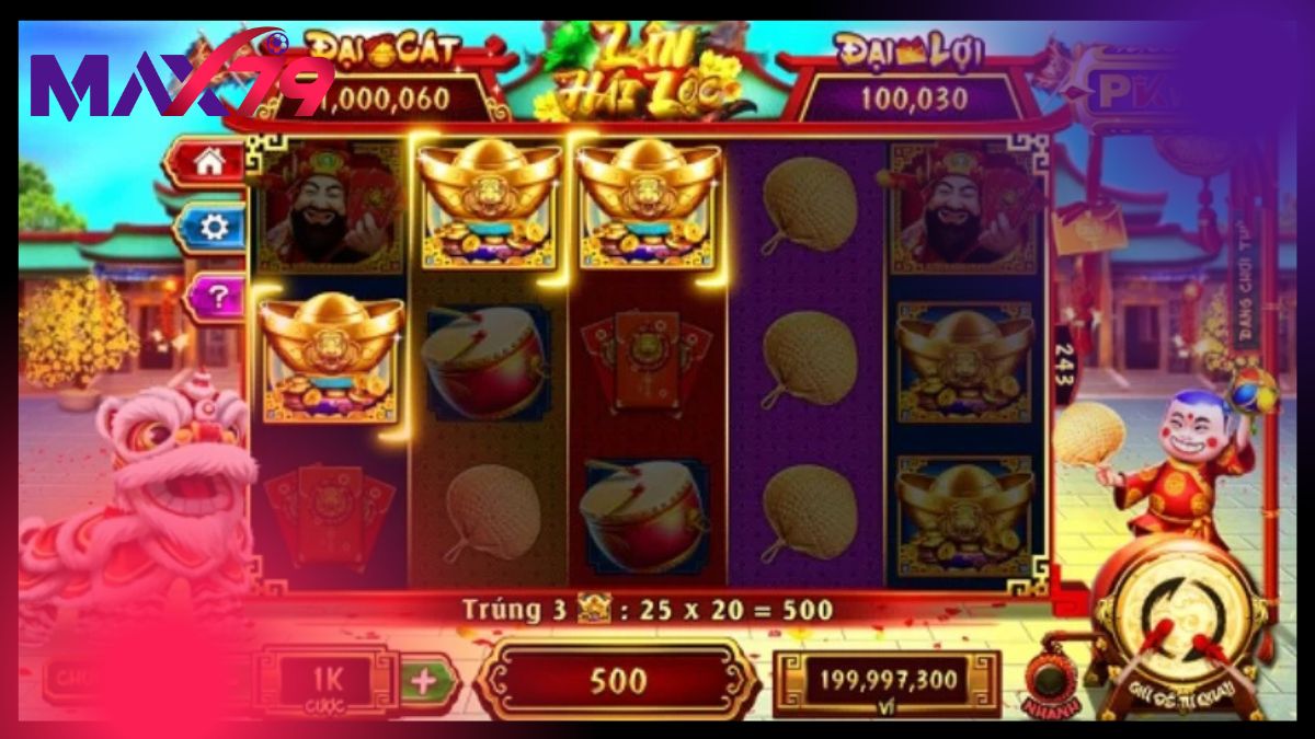 Cấu trúc game lấy cảm hứng từ linh vật Lân Sư Rồng