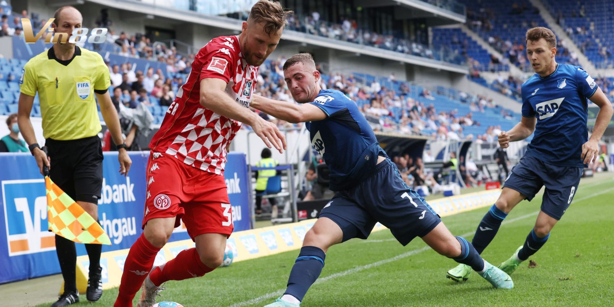 Hoffenheim vs Mainz 05 với tỷ lệ 1X2 chênh lệch rõ rệt