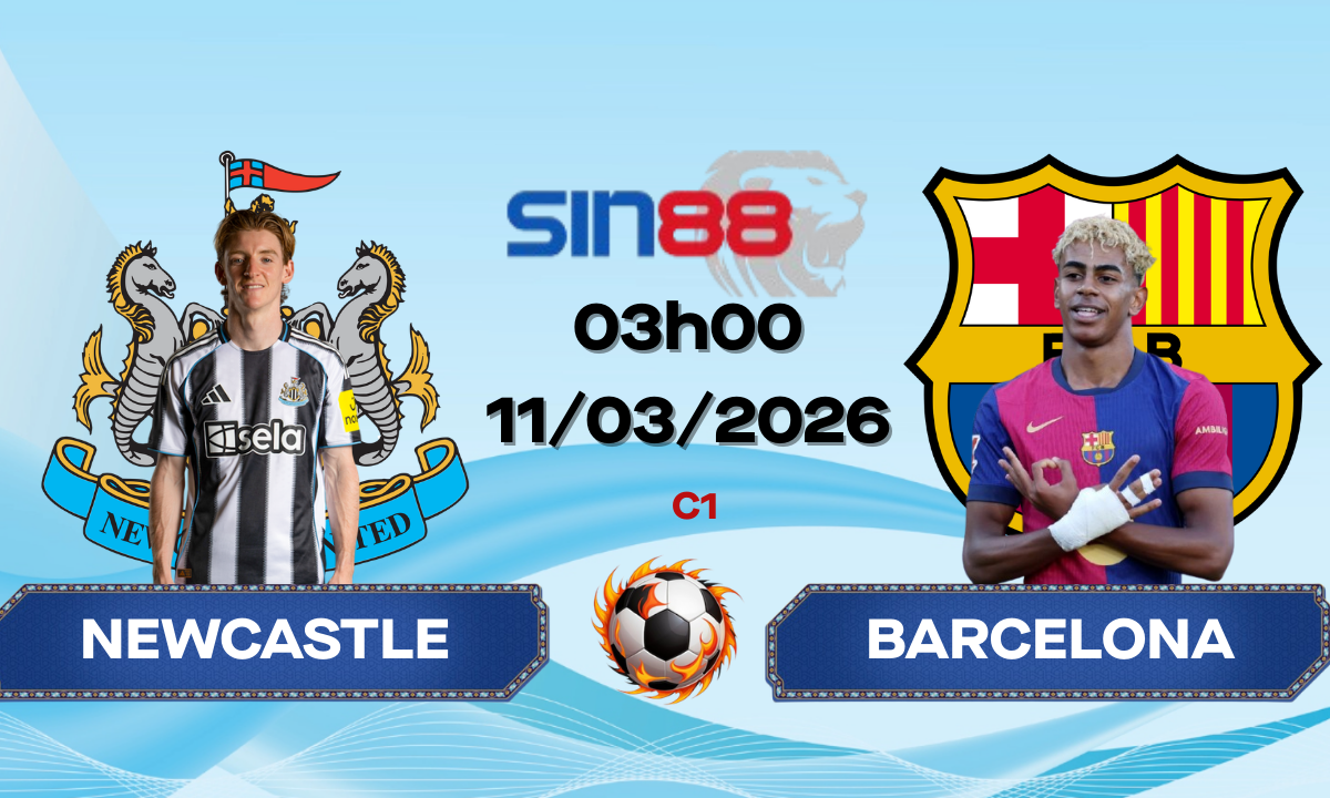 Soi kèo bóng đá Newcastle – Barcelona 03h00 ngày 11/03/2026 – Champions League