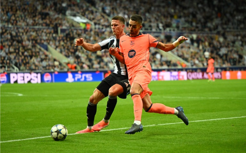 Trước trận đấu Newcastle vs Barcelona
