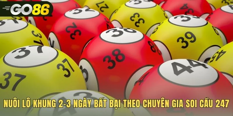 Soi cầu 247 gợi ý chiến lược nuôi lô khung an toàn